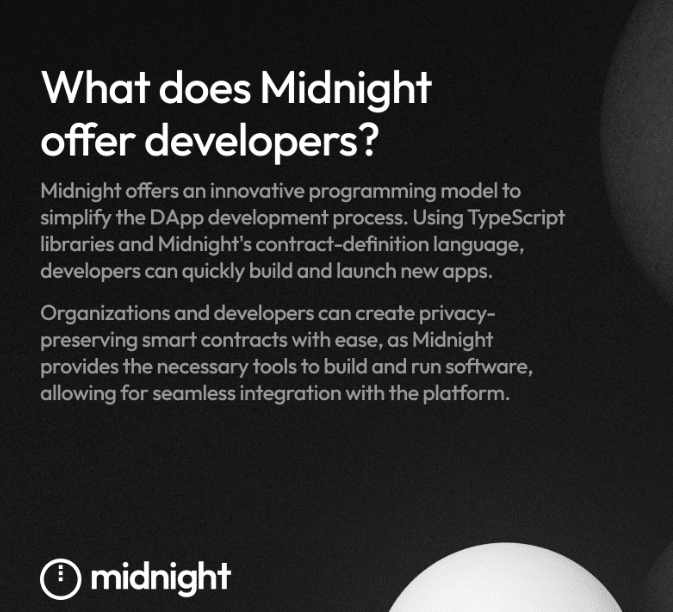 Midnight Smart Contracts For Developers