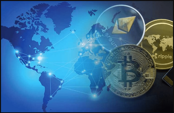 World map highlighting areas where crypto is regulated
